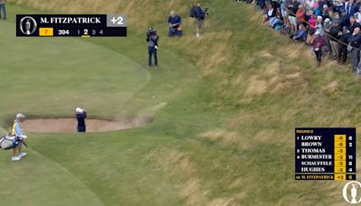 'A thing you never see': Pro intentionally pitches into rough at Open Championship