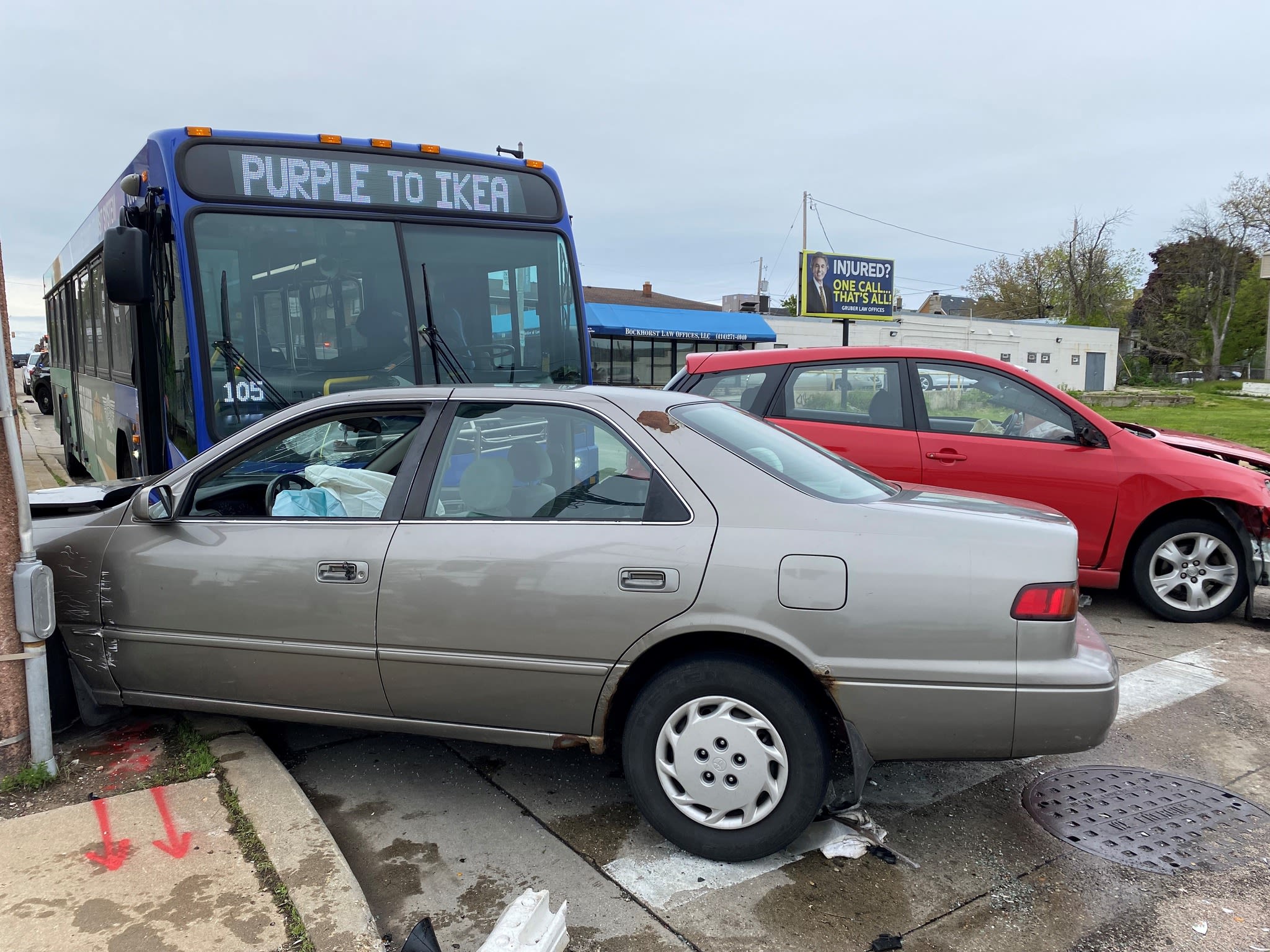 16-year-old arrested after crash involving MCTS bus