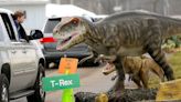 Dinosaurs invade Ashland County Fairgrounds as Jurassic Wonder drive-thru roars to life