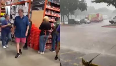 Resguardaron a clientes de tienda por alerta de tornado en Dallas