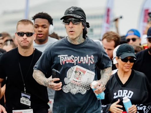 Travis Barker Leads 5K Run and Wellness Event Prior to Blink-182’s Biggest Stadium Show Ever