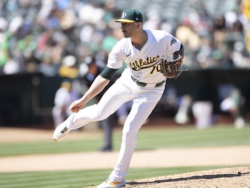 Report: A's finalizing trade to send RHP Erceg to Royals