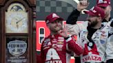Larson edges Buescher at the line at Kansas Speedway in closest finish in NASCAR Cup Series history