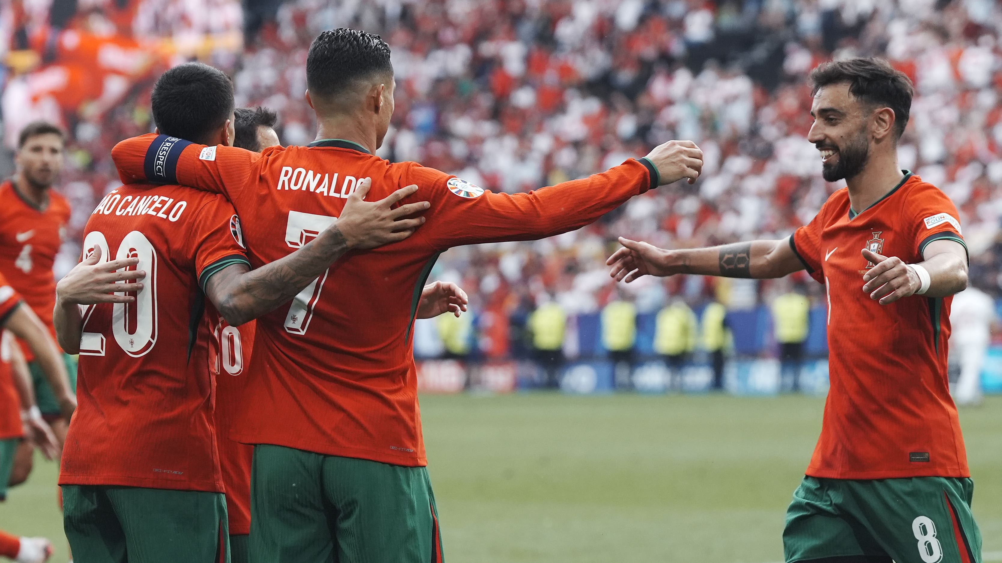 Euro 2024 day nine: Portugal reach knockout stages and Belgium pick up first win