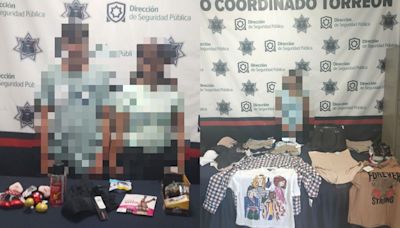 Detienen a dos mujeres y un hombre por robar diversos artículos de tiendas