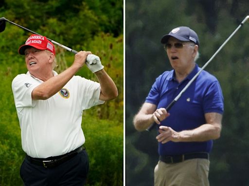 Trump-Biden debate devolves into squabble over golf handicaps