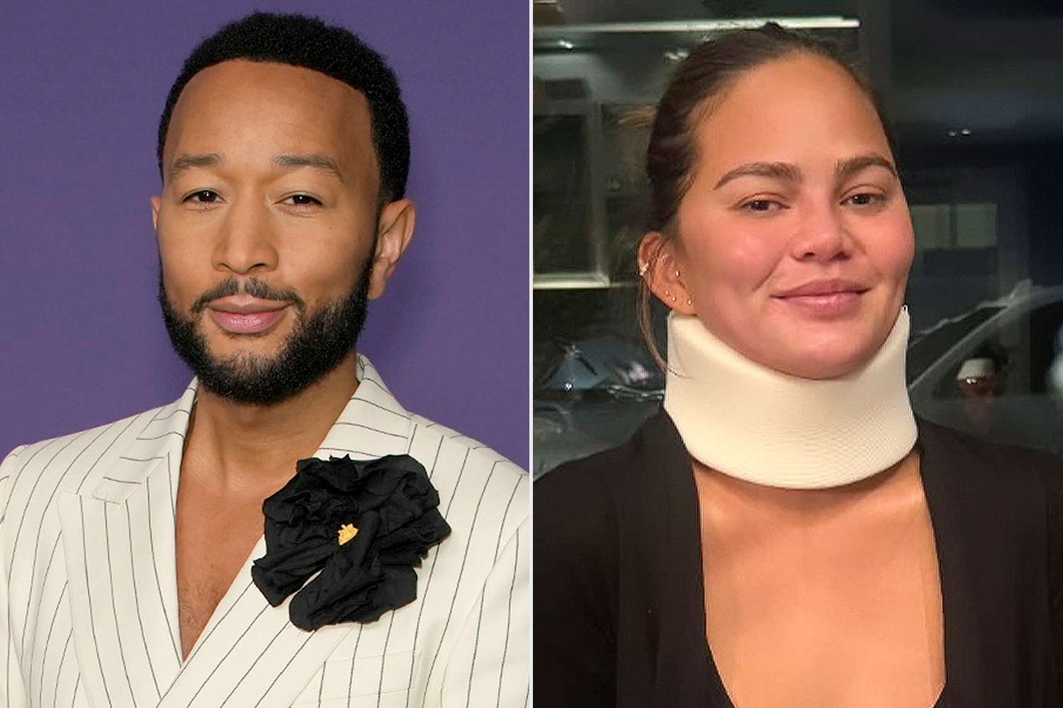 John Legend Says Chrissy Teigen Wound Up in Neck Brace Trying to Be an 'Acrobat' Like Daughter Luna