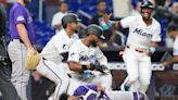 Reeling Rockies suffer epic collapse, lose 7-6 to Marlins in 10 innings