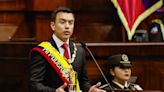 Daniel Noboa dijo que en Ecuador “hubo un intento de golpe de Estado” y que “no había espacio para la tibieza”