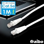 [2入組] aibo Cat.5e RJ45 高速網路傳輸線-1M (CBA-01RJ45)