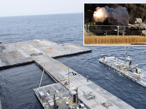 Lloyd Austin says US troops building Gaza aid pier can return fire if attacked by Hamas