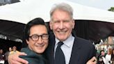 Harrison Ford Hugs Ke Huy Quan at 'Indiana Jones and the Dial of Destiny' Premiere