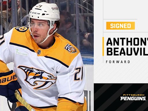Penguins Sign Anthony Beauvillier to a One-Year Contract | Pittsburgh Penguins
