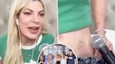 Tori Spelling debuts multiple stomach piercings in new Mother’s Day post