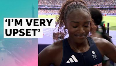 Dina Asher-Smith says she is 'very upset' about Olympics 100m exit