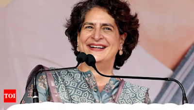 Will ensure restoration of statehood in J&K, says Priyanka Gandhi | India News - Times of India