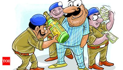 In dry Gujarat, alcohol flows when cops escort prisoners | India News - Times of India