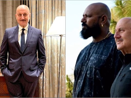 Anupam Kher welcomes action director Sunil Rodrigues to 'Tanvi The Great' shoot