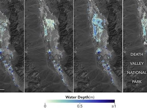 NASA shares new data on Death Valley's rare 'Lake Manly' showing just how deep it got