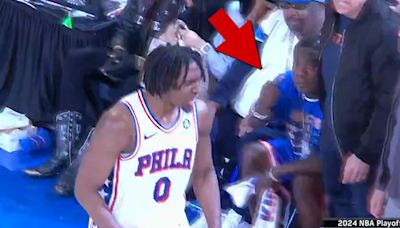 Tracy Morgan Flips Off Sixers Star Tyrese Maxey After Clutch Shot In Playoff Game