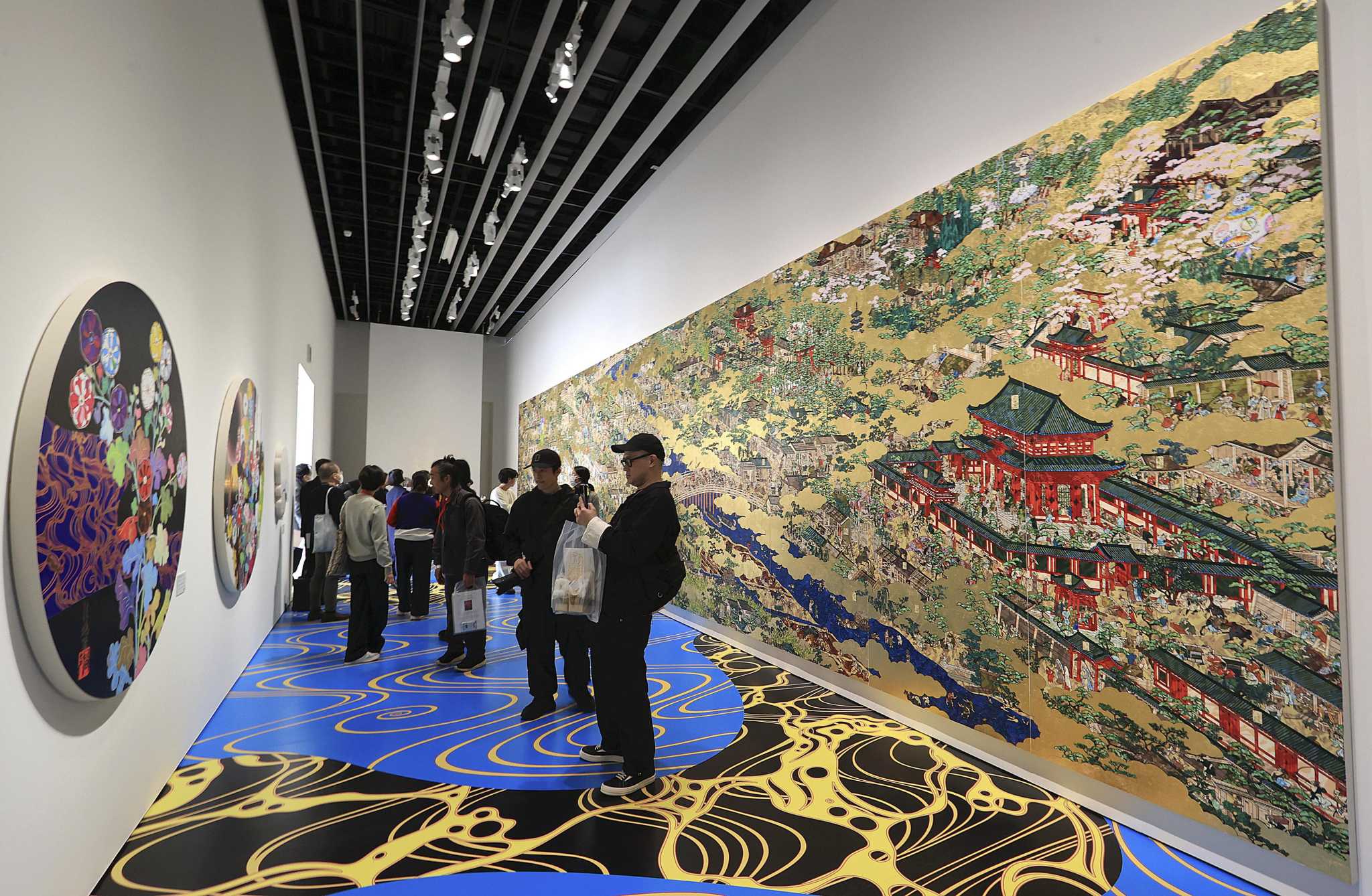 Japanese artist Takashi Murakami’s contemporary paintings unearth ancient Kyoto