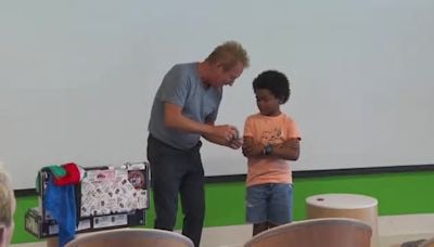 Joe DiMaggio Children’s Hospital patients, family members treated to magic show