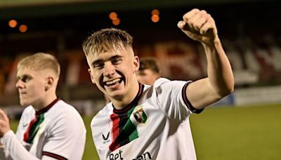 English sides target summer swoop for highly-rated teenage Glentoran pair