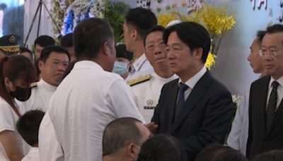 海虎潛艦3罹難官兵告別式 總統賴清德出席頒褒揚令