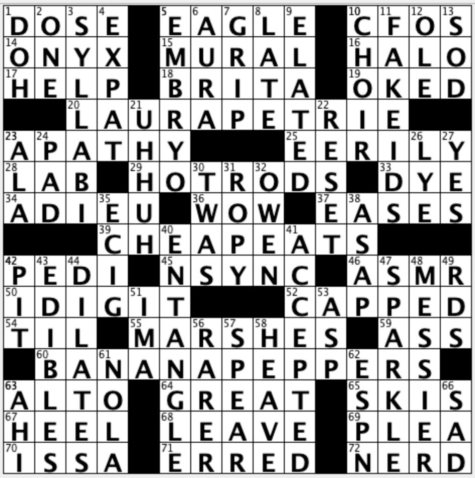 Off the Grid: Sally breaks down USA TODAY's daily crossword puzzle, Monkey in the Middle