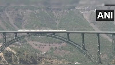 Video: Train Crosses World's Highest Railway Bridge In J&K