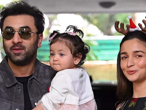 Ranbir Kapoor and Alia Bhatt's daughter Raha melts hearts with her kitten interaction | Hindi Movie News - Times of India