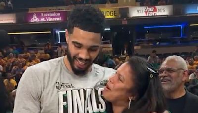 Jayson Tatum Shared Such a Sweet Moment With His Mom After Celtics’ Game 4 Win
