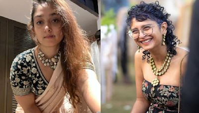 Aamir Khan’s daughter Ira Khan drops quirky selfies as she repurposes her wedding outfit; Kiran Rao ‘loves’ it