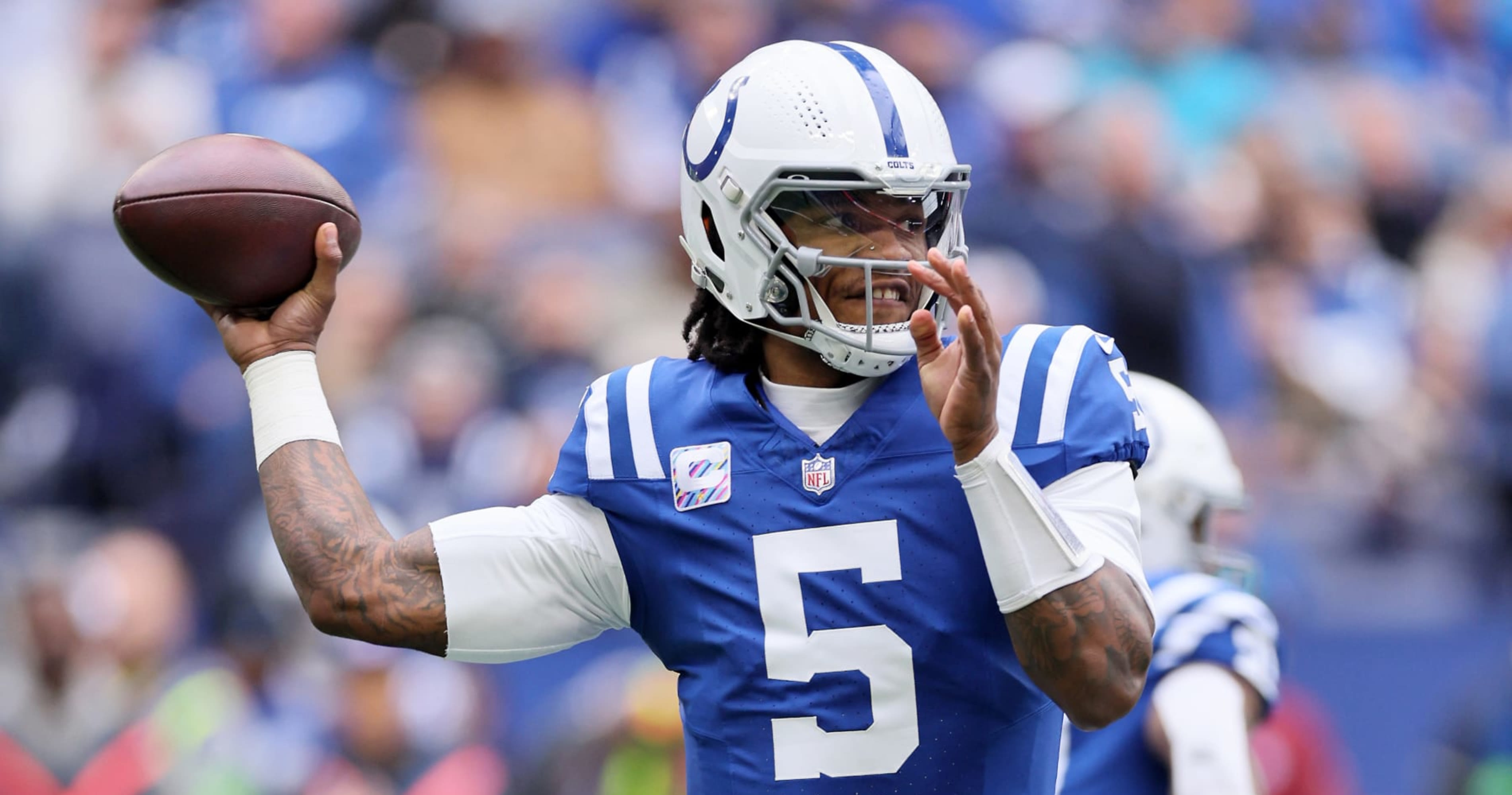 Video: Colts' Anthony Richardson Reveals New Back Tattoo; Was Sedated for 7 Hours