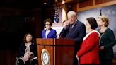 Senate Democrats stuck at Biden impasse after private lunch