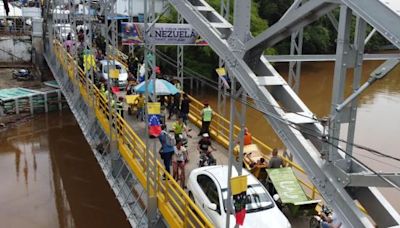 Apertura del Puente Internacional Unión entre Colombia y Venezuela