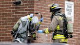 Heavy police presence, forensics investigators in hazmat suits investigate chemicals at Weston Road apartment