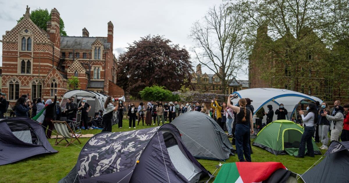 Oxford students set up pro-Palestine camp and send professors six demands