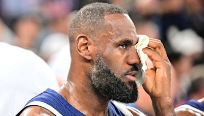 LeBron James Gets Stitches After Nasty Elbow to the Face at Olympics