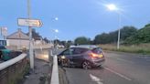 Wheel comes off car in barrier crash on Scots road as woman charged