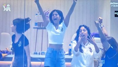 WATCH | Suhana Khan's 'OTT' CELEBRATION of Tilak Varma's Wicket Breaks Internet!