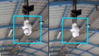 Train Commuters Spot 'Rapidly Rotating CCTV TV Camera' At Thane Railway Station; Netizens React After Video Goes Viral