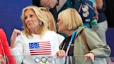 First lady Jill Biden meets with US water polo team after opening win in Paris