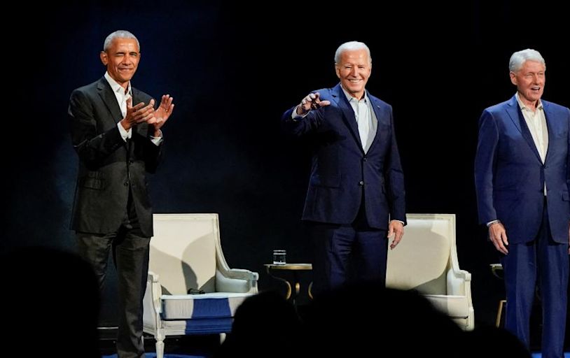 Biden hosts star-studded NYC fundraiser with Obama and Clinton