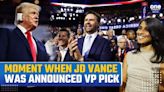 Donald Trump Picks JD Vance as VP at Republican National Convention - Oneindia