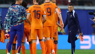 Mbappé watches from subs’ bench as France and Netherlands produce Euro 2024’s first 0-0