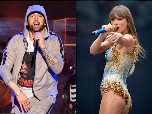 Eminem brings Taylor Swift’s historic reign at No. 1 to an end, Stevie Wonder’s record stays intact