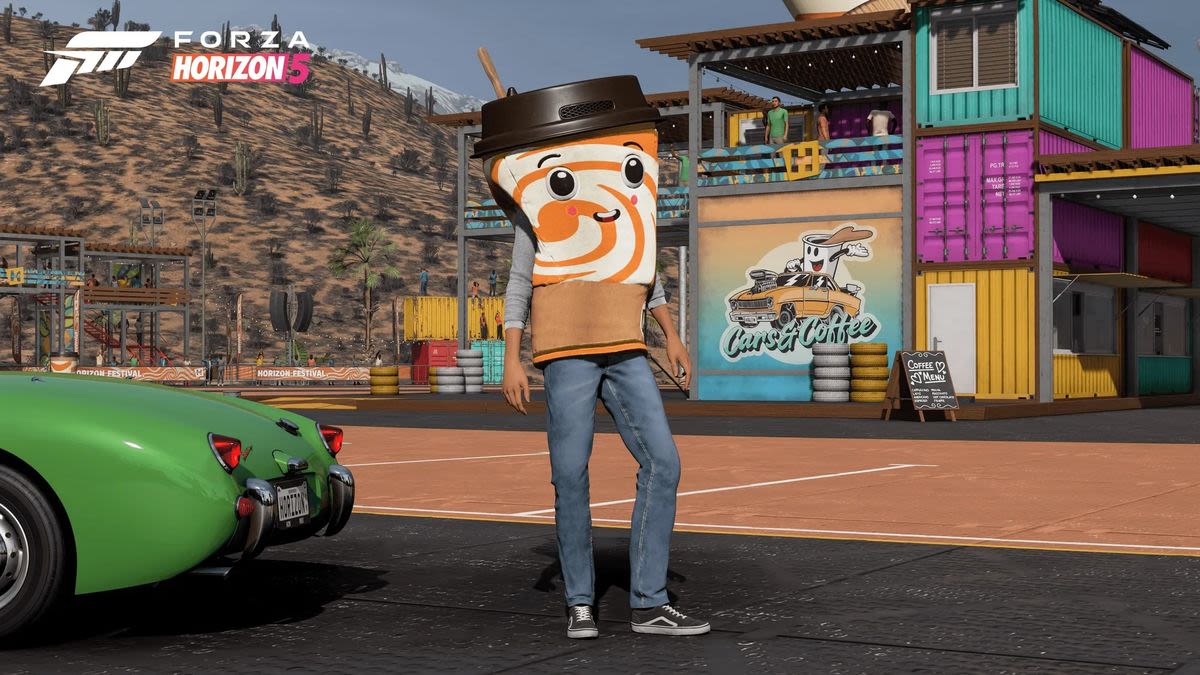 Forza Horizon 5 will let you be a coffee cup, go to car meets, and drive a Thing in the next update featuring 9 new cars