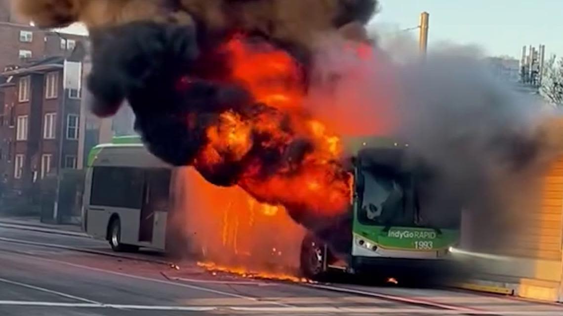 Indianapolis man federally charged in IndyGo bus fire