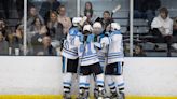 Penn, South Bend Saint Joseph win state hockey thrillers at the Ice Box Friday night